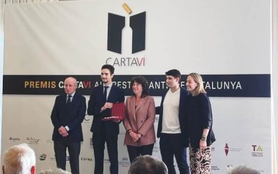 Our wine list among the best ones of Catalonia according to the Premis Cartaví jury
