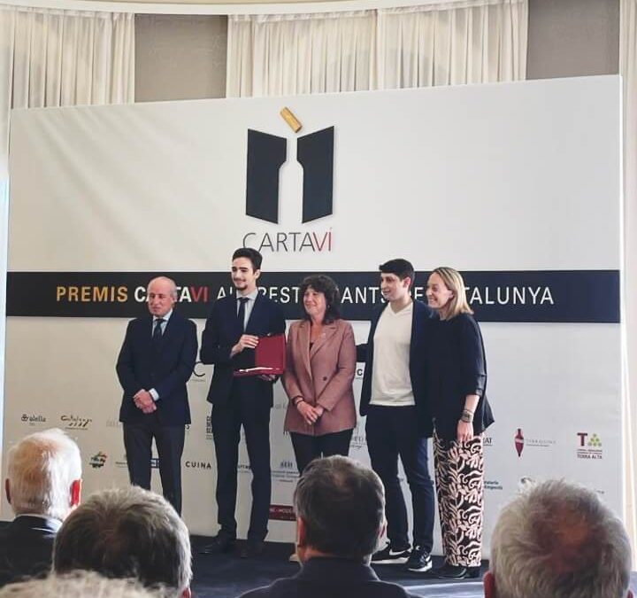 Our wine list among the best ones of Catalonia according to the Premis Cartaví jury